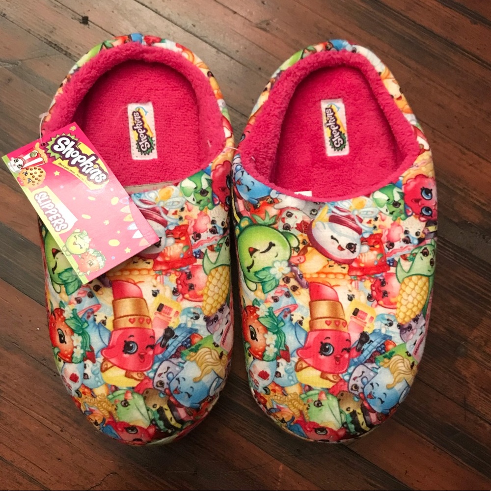 NWT Shopkins Slippers Size 2/3